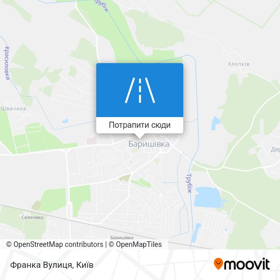 Карта Франка Вулиця