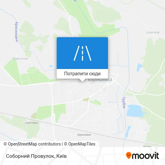 Карта Соборний Провулок