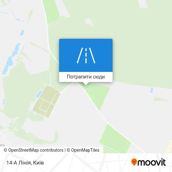 Карта 14-А Лінія