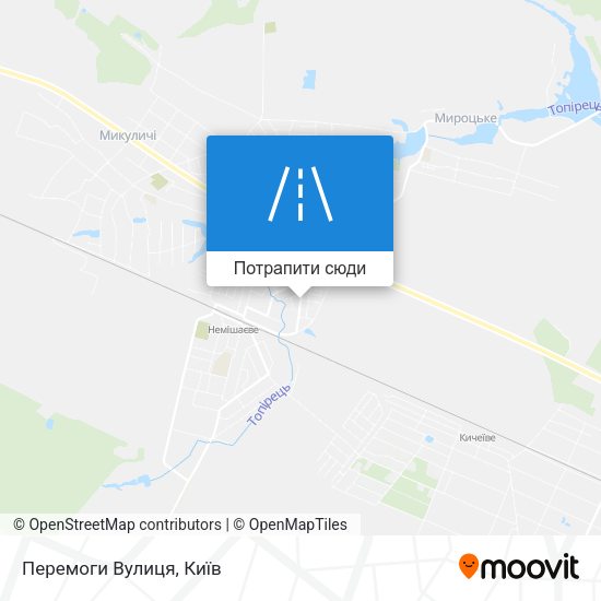 Карта Перемоги Вулиця