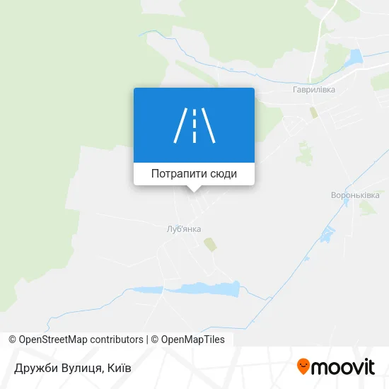 Карта Дружби Вулиця