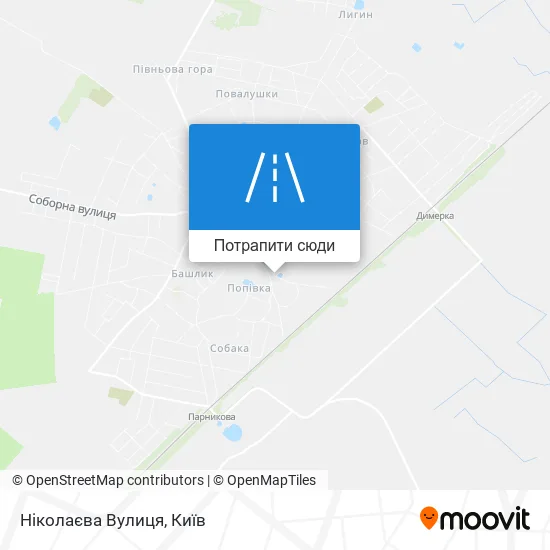 Карта Ніколаєва Вулиця