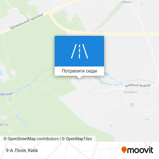 Карта 9-А Лінія