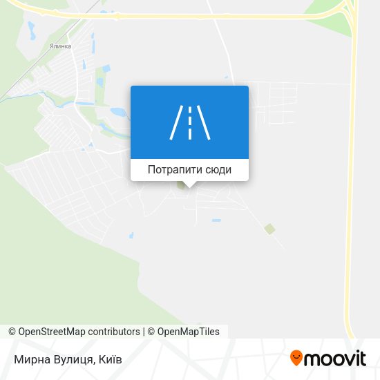 Карта Мирна Вулиця