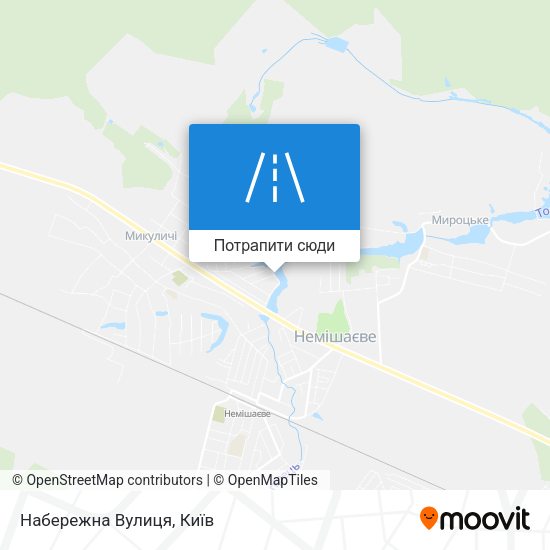 Карта Набережна Вулиця