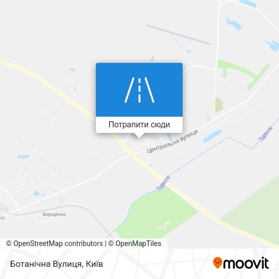 Карта Ботанічна Вулиця