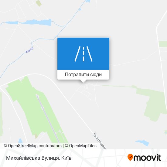 Карта Михайлівська Вулиця