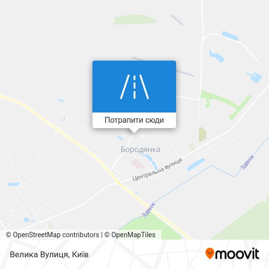 Карта Велика Вулиця