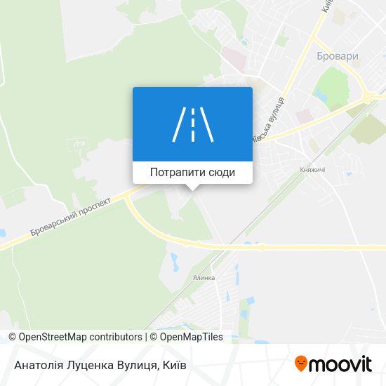 Карта Анатолія Луценка Вулиця