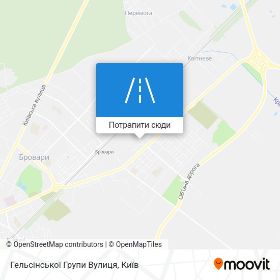 Карта Гельсінської Групи Вулиця