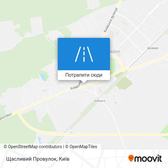Карта Щасливий Провулок
