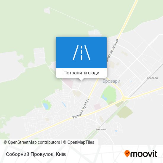 Карта Соборний Провулок