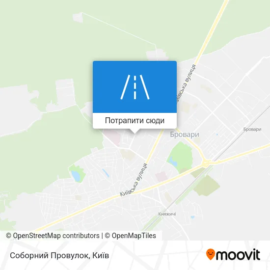 Карта Соборний Провулок