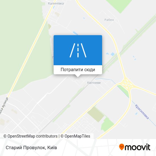 Карта Старий Провулок