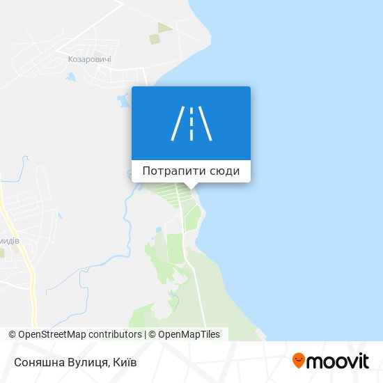 Карта Соняшна Вулиця