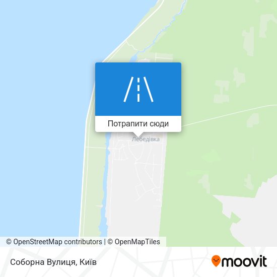 Карта Соборна Вулиця