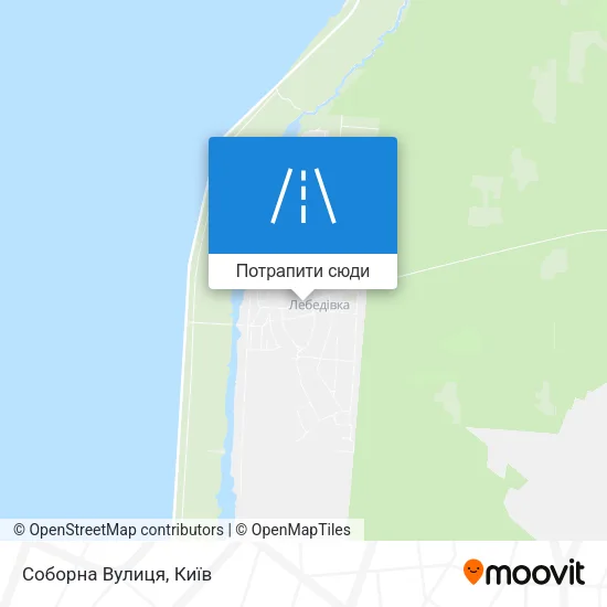 Карта Соборна Вулиця