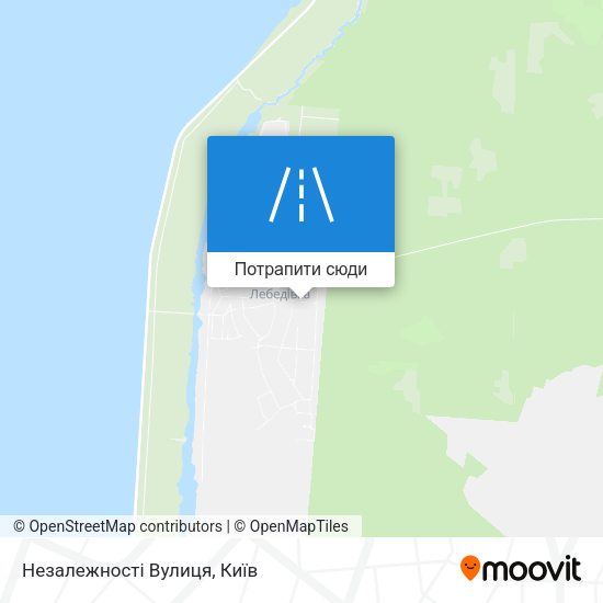 Карта Незалежності Вулиця