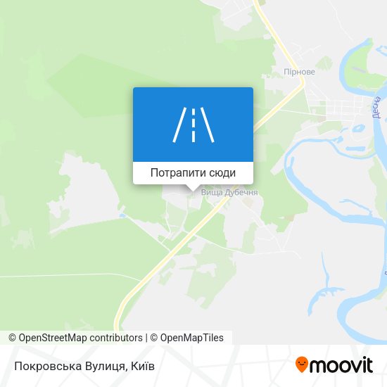 Карта Покровська Вулиця