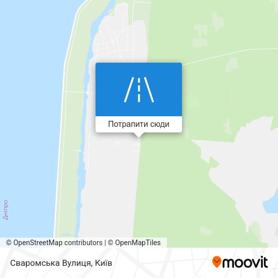 Карта Сваромська Вулиця