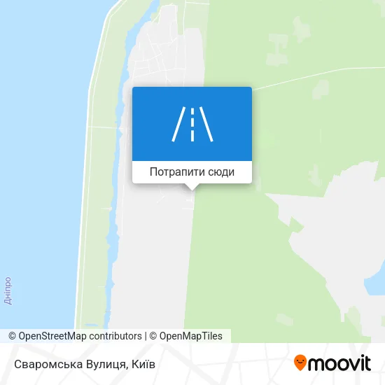 Карта Сваромська Вулиця