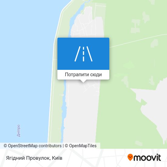 Карта Ягідний Провулок