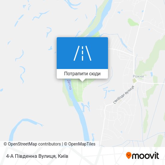 Карта 4-А Південна Вулиця