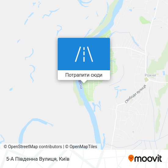 Карта 5-А Південна Вулиця