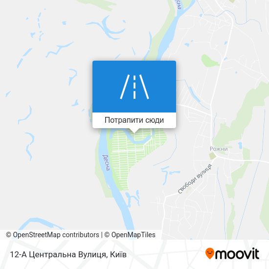 Карта 12-А Центральна Вулиця