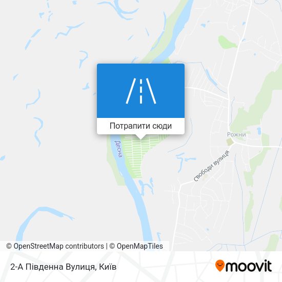Карта 2-А Південна Вулиця