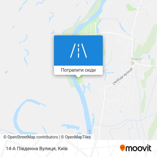 Карта 14-А Південна Вулиця