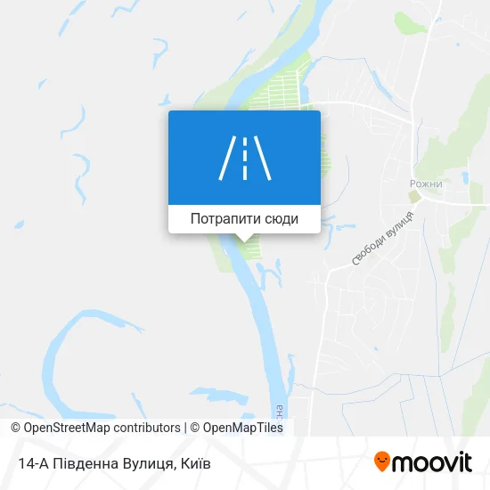 Карта 14-А Південна Вулиця