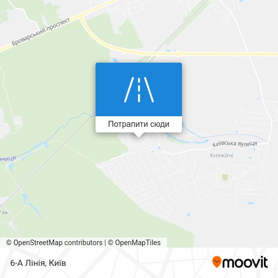 Карта 6-А Лінія