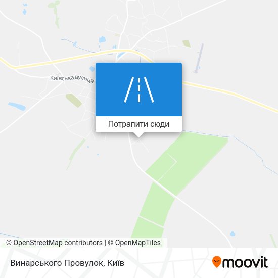 Карта Винарського Провулок