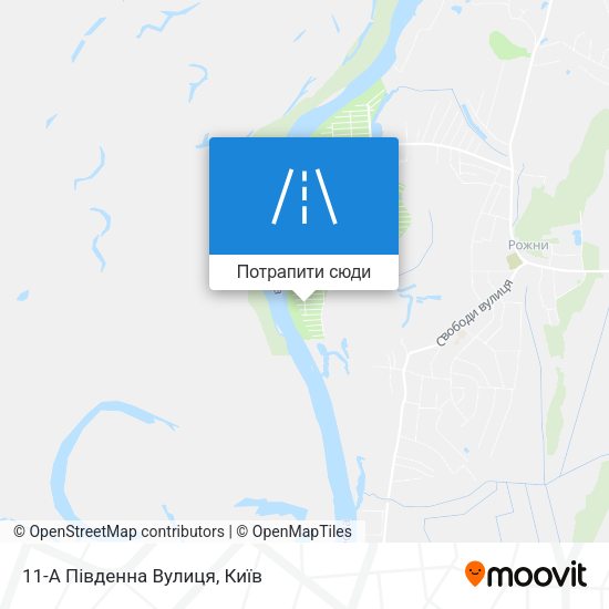Карта 11-А Південна Вулиця