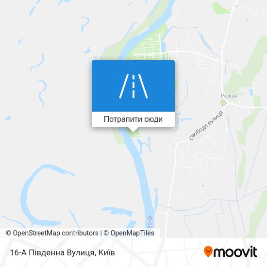 Карта 16-А Південна Вулиця