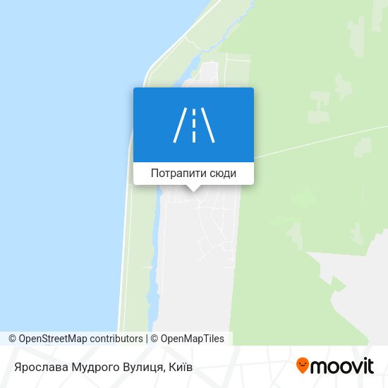Карта Ярослава Мудрого Вулиця