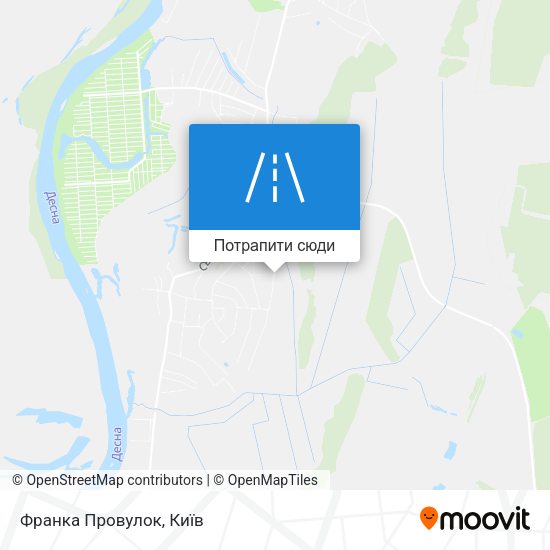 Карта Франка Провулок