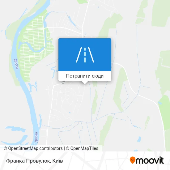 Карта Франка Провулок