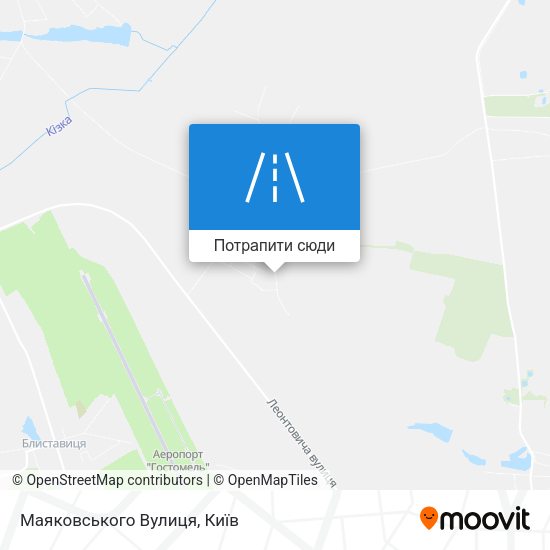 Карта Маяковського Вулиця