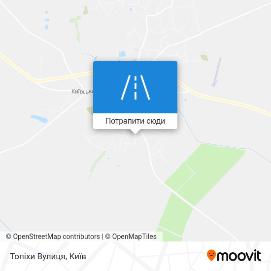 Карта Топіхи Вулиця