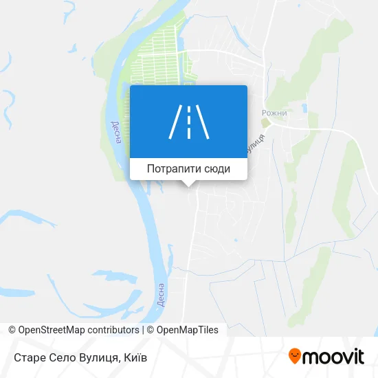 Карта Старе Село Вулиця