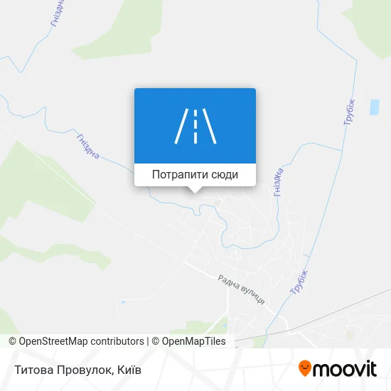 Карта Титова Провулок