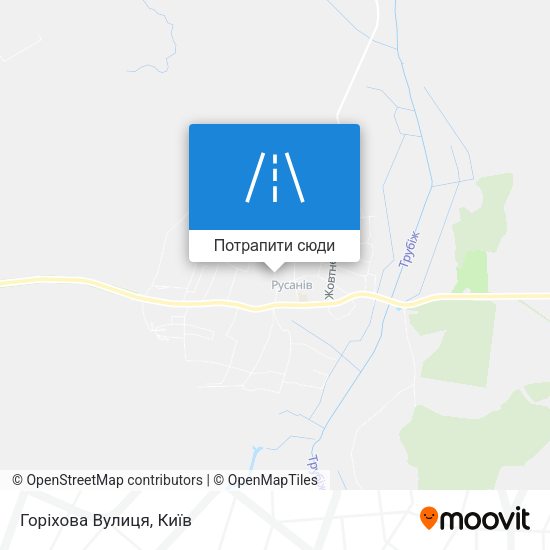 Карта Горіхова Вулиця