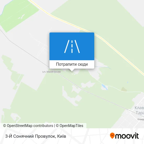 Карта 3-Й Сонячний Провулок