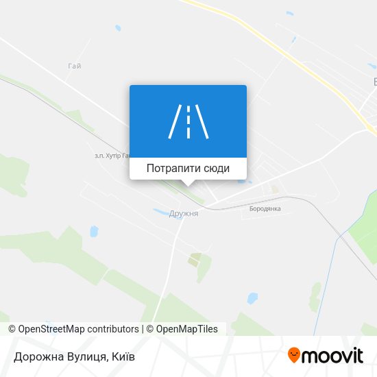 Карта Дорожна Вулиця
