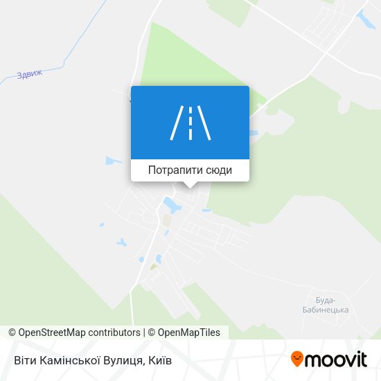 Карта Віти Камінської Вулиця