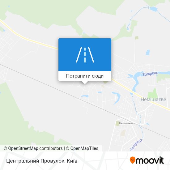 Карта Центральний Провулок