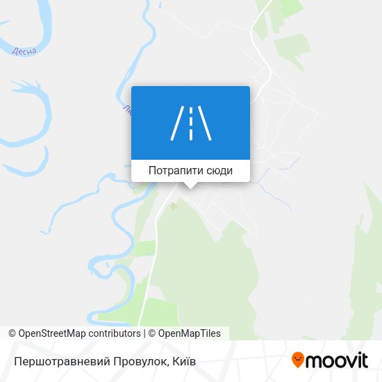 Карта Першотравневий Провулок