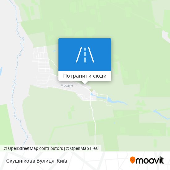 Карта Скушнікова Вулиця
